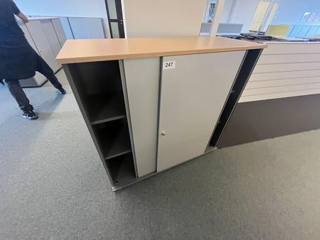 Aktenschrankmodul BENE 120x110 cm mit 3 Ordnerh�hen