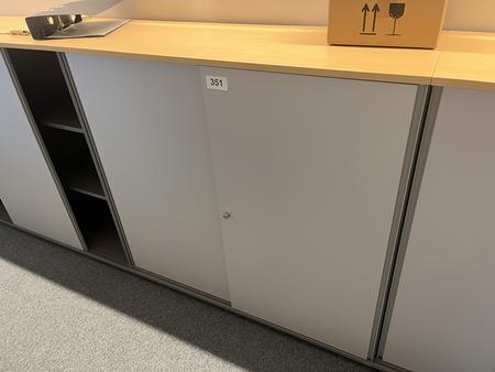Aktenschrankmodul BENE 120x110 cm mit 3 Ordnerh�hen