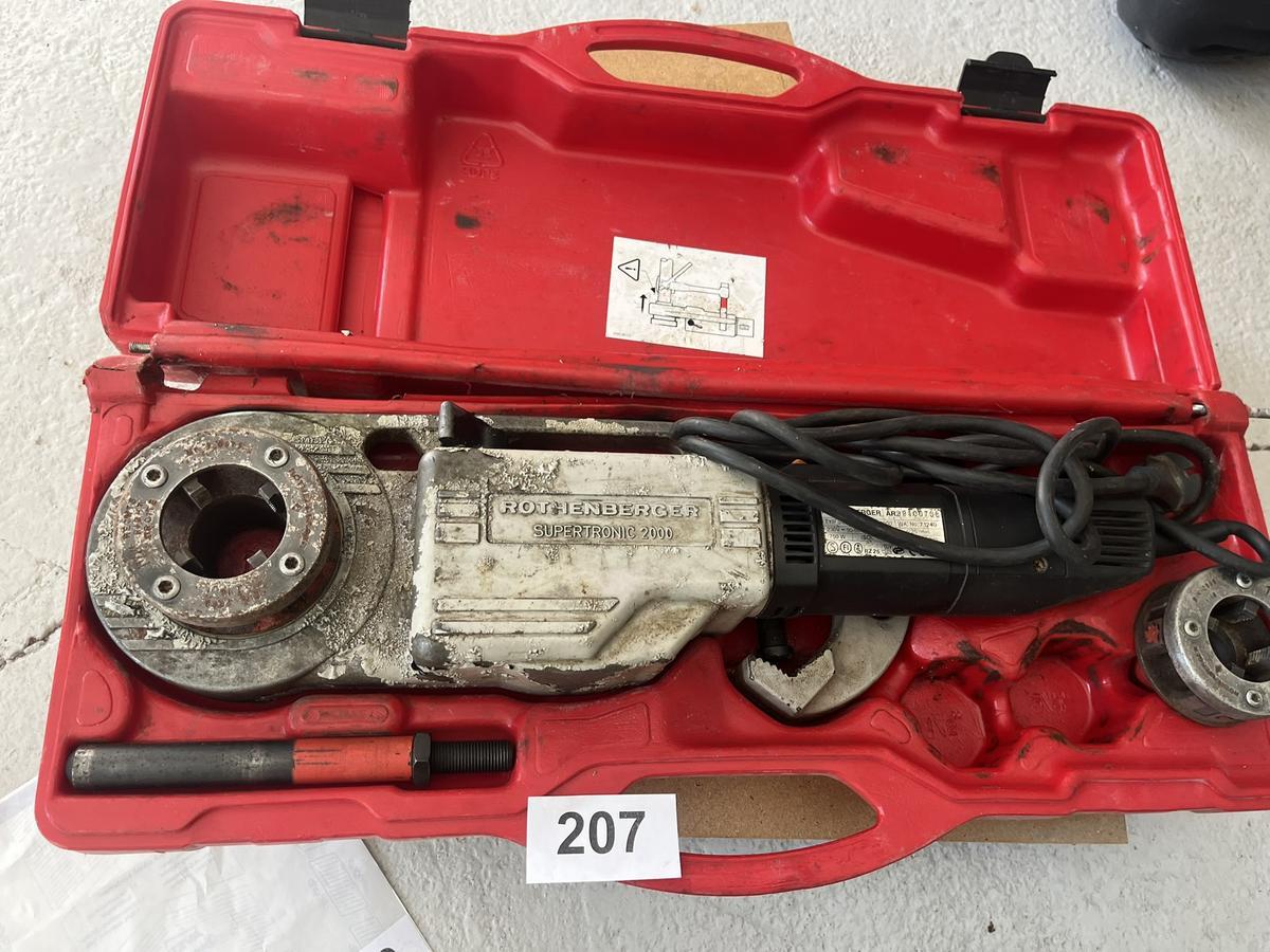 Rothenberger Supertronic 2000 von 1/4 - 1 1/4 im Koffer