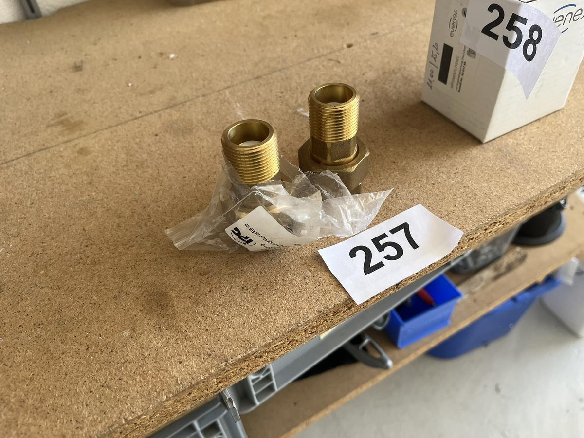 2 Stk. Absperrverschraubungen