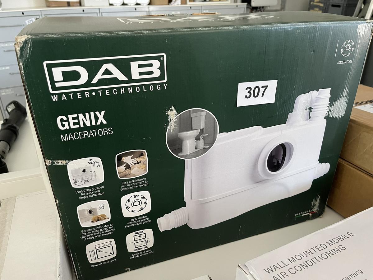 F&auml;kalienkleinhebeanlage Marke DAB mit Nebenschl&uuml;ssen Genix Comfort 130