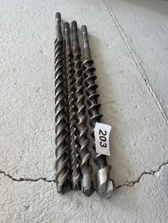 4 Stk. Makita Bohrer L�nge 450 - 500 mm