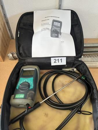 Abgasmessger�t Typ BRIGON 520, elektronischer CO2-Temperaturmesser