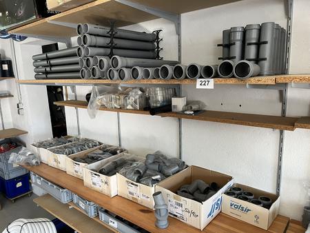 Rohrmaterial 50 mm, 150 - 2000 mm, B�gen, Muffen, Siphonanschlussst�cke, Putzst�cke und Einfachabzweiger