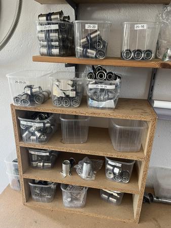 Kelit Pressfittinge Kelox DM 16 - 25 mm bestehend aus T-St�cken, Kupplungen, Gewindest�cken