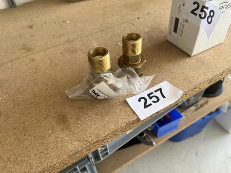 2 Stk. Absperrverschraubungen