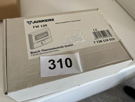 Junkers FW 120 Regler mit Solarregelung f�r Heizger�t mit BUS