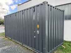 ENNS: 20 Fuß ISO See- und Lagercontainer, RAL7016 Anthrazitgrau ENNS: 20 Fuß ISO See- und Lagercontainer, RAL7016 Anthrazitgrau