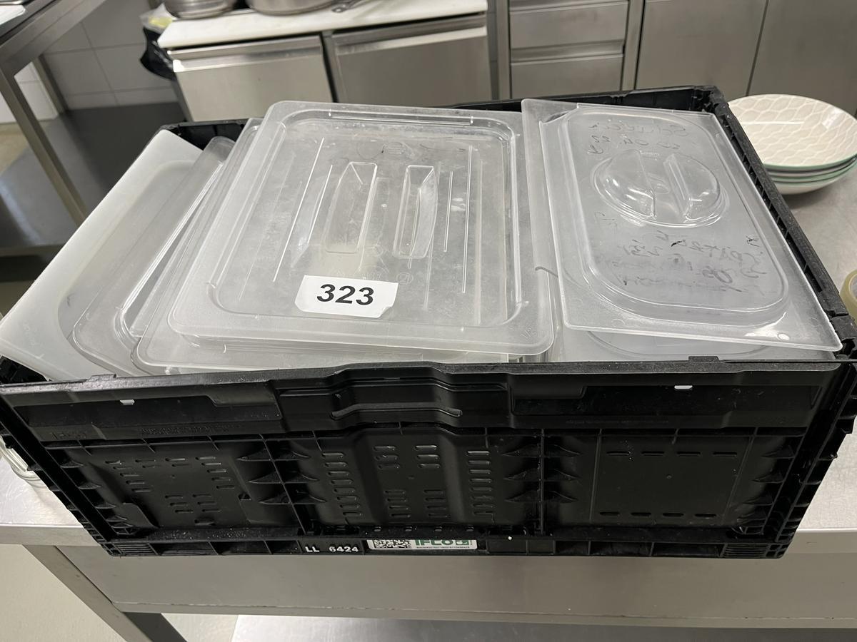 1 Box mit GN-Kunststoffdeckeln, div. Gr&ouml;&szlig;en