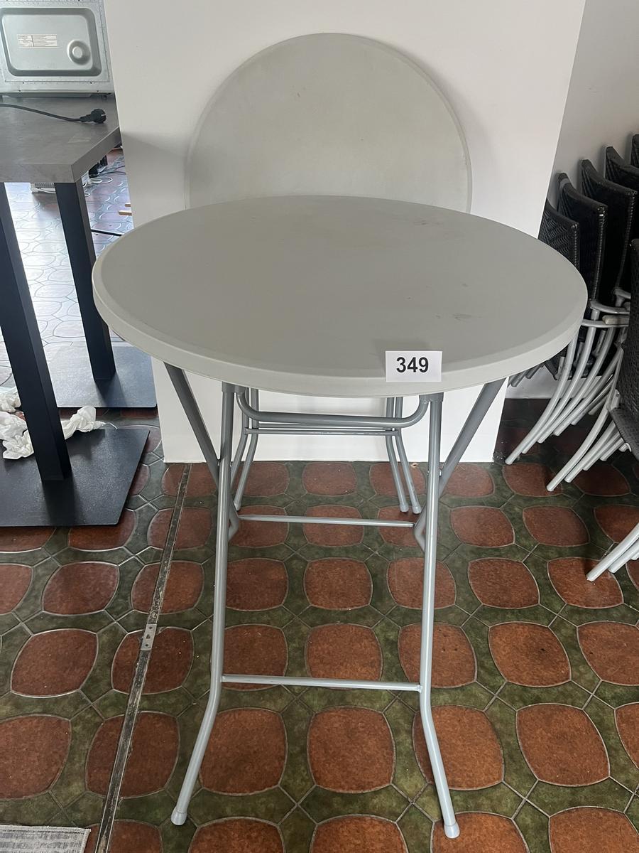 2 Stk. Stehtische klappbar, 80 cm DM, H&ouml;he 110 cm