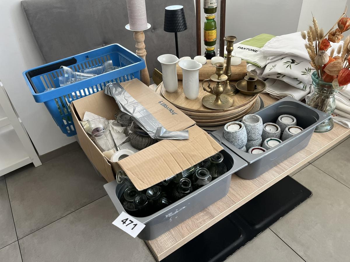 Gro&szlig;posten Dekomaterial