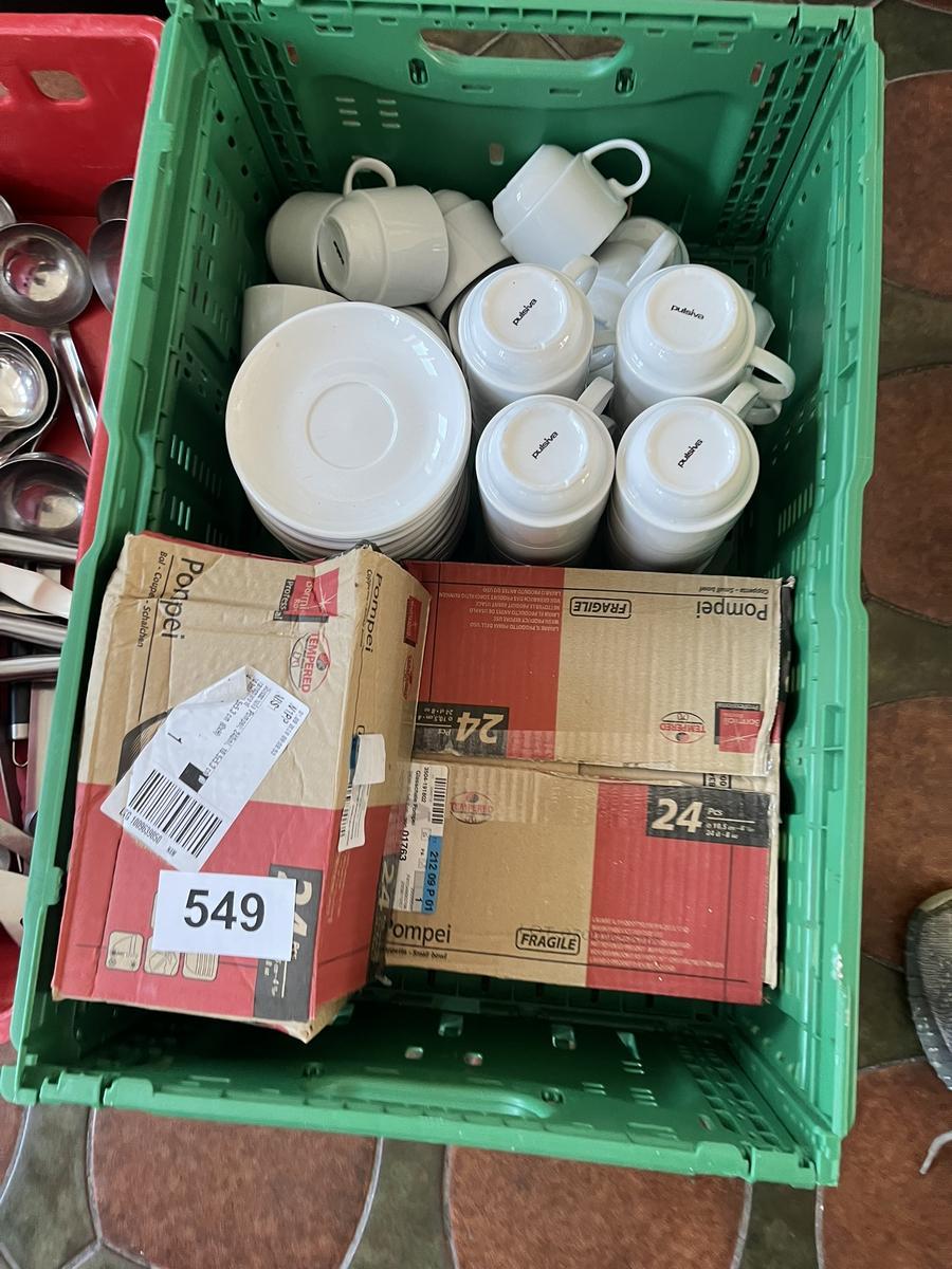 1 Kiste mit Kaffegeschirr Tassen und Untersetzer, ca. 60 Stk.?d=2026-06-06 01:25:33