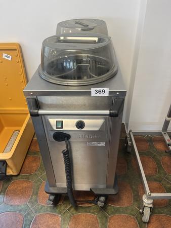 Rieber R�hrenstapler-Tellerw�rmer Typ RRV-H2, 190-320, 1,9 KW, kaum gebraucht, ca. 42 x 90 x 110 cm