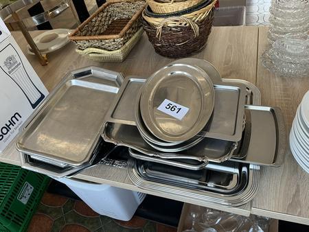 Gro�posten div. Servier- und Fleischplatten