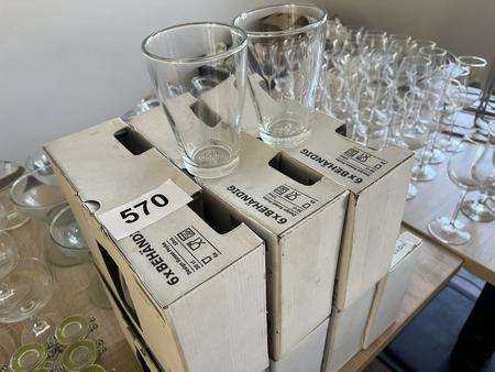 ca. 42 Stk. Wassergl�ser 30 cl