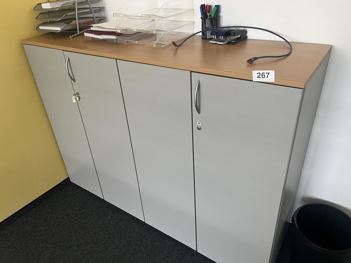 HALI Aktenschrank ca. 160 x 110 cm, Buche/Silber, 4fl&uuml;gelig?d=2026-06-06 01:25:23