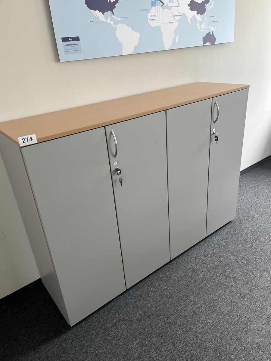 HALI Aktenschrank ca. 160 x 110 cm, Buche/Silber, 4fl&uuml;gelig?d=2026-06-06 01:22:06