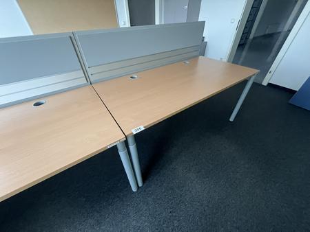 HALI Schreibtisch mit R�ckwand 160 x 80 cm