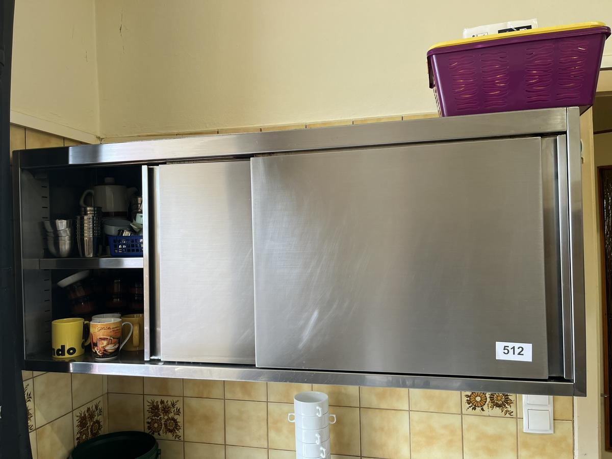 Edelstahl H&auml;ngeschrank mit Schiebet&uuml;ren ca. 140/60/40 cm?d=2026-06-06 01:22:57