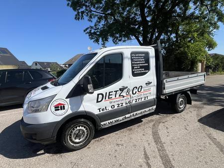 Ford Transit Doppelkabiner/Kastenwagen , Bj.2016/06,KM ca.114625 , Euro 6 , 74 kW,Pritsche ca. 240 cm , EG:2062 kg, NL: 963 kg, GGW: 3100 kg,Diesel,Klima,Nichtraucher ,FIN WFOEXXTTGEGR00202