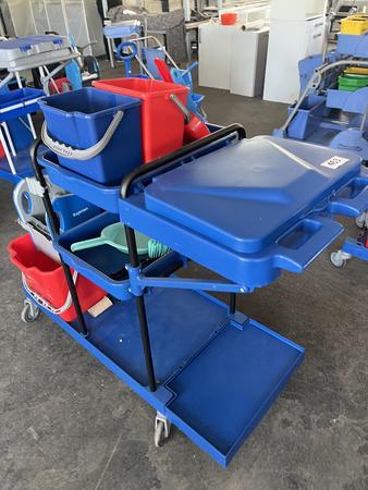 Numatic Reinigungswagen mit Abfallbeh�lter,Eimerset und Presse