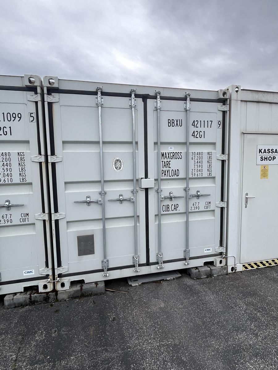 See-Lagercontainer 40 mit Doppelt&uuml;re ca.12.19 x 2.44 x 2.60 m 