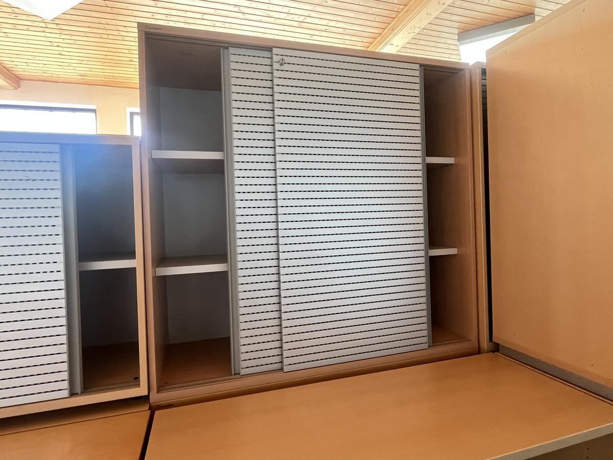 NEUD&Ouml;RFLER Aktenschrank mit Schiebet&uuml;re ca.120/110 cm 3 Ordnerh&ouml;hen