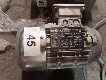 Elektromotor Sp�rk Typ SN 2300694001001 IP 56, 0,37 kW, 50 Hz, 1400 rpm