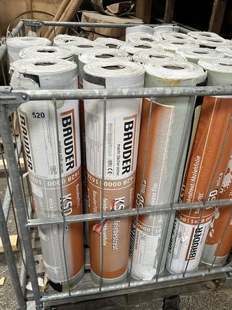 24 Rollen BAUDER Dachbahnen KSD feinbestreut je 10.8m2 - ohne Palette