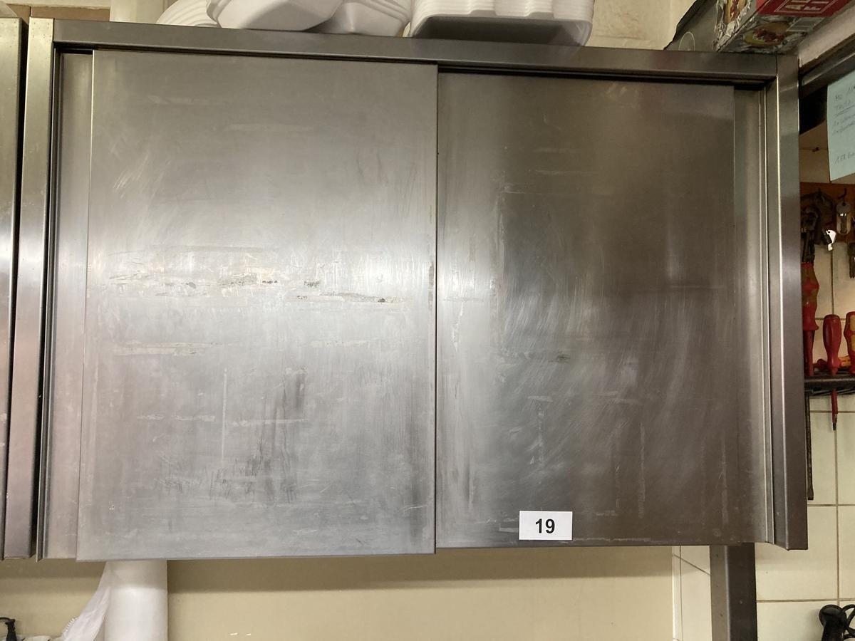 Edelstahl H&auml;ngeschrank mit Schiebet&uuml;ren, Ma&szlig;e ca. 100 x 35 x 65 cm?d=2026-07-28 18:38:30