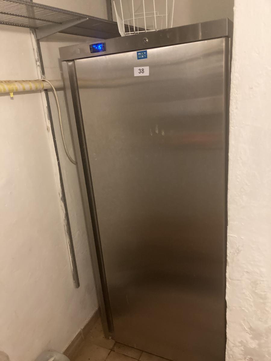MayWay Edelstahl-Tiefk&uuml;hlschrank Modell 8960113, Ma&szlig;e: 80 x 75 x 190 cm?d=2026-07-28 20:53:00