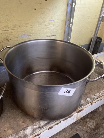 Edelstahl Kochtopf, Ma�e: ca. DM 40 cm, H 25 cm