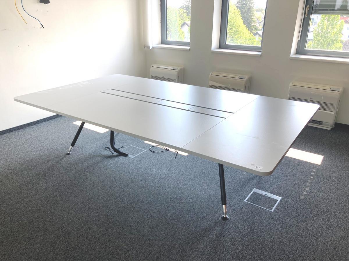 Konferenztisch, 4teilig, Ma&szlig;e: ca. 280 x 160 cm?d=2026-07-28 19:39:26