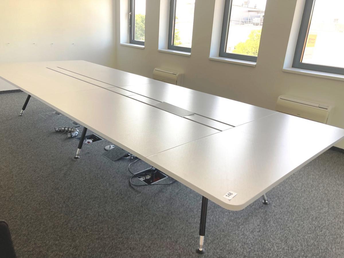 Konferenztisch, 6teilig, Ma&szlig;e: ca. L 440 x 160 cm?d=2026-07-28 19:39:09