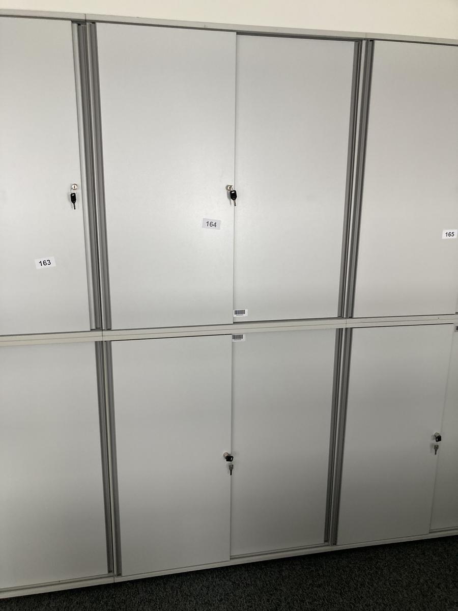 2teilige Aktenschrank-Kombination Ober- und Unterschrank, Ma&szlig;e je ca. 100 x 45 x 115 cm?d=2026-07-28 18:38:58