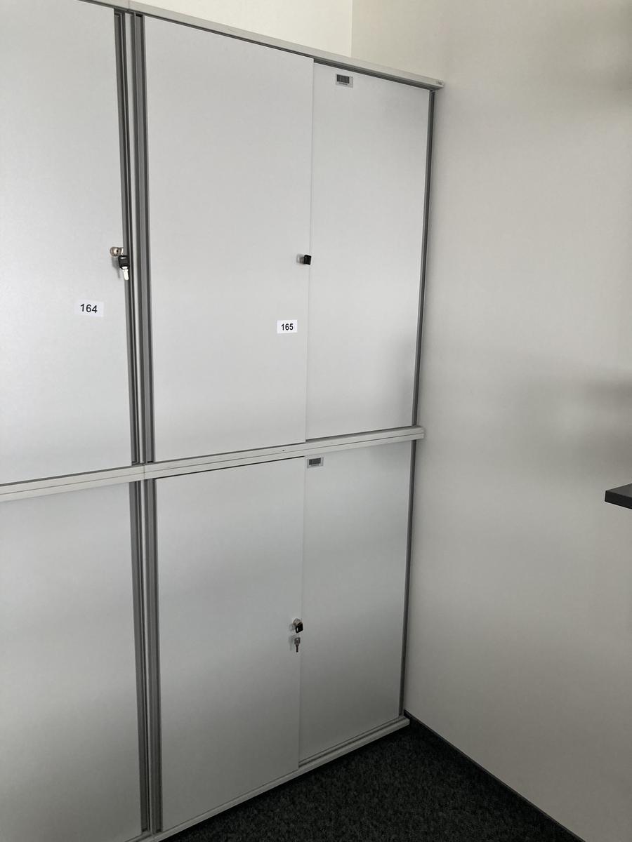 2teilige Aktenschrank-Kombination Ober- und Unterschrank, Ma&szlig;e je ca. 100 x 45 x 115 cm?d=2026-07-28 18:37:57