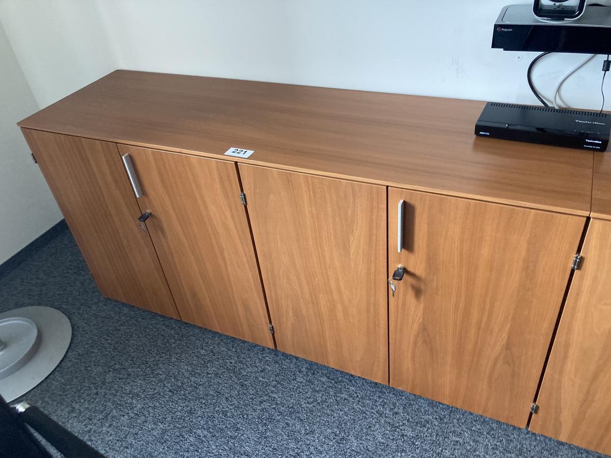 2teilige Aktenschrank-Kombination mit 4 Fl&uuml;gelt&uuml;ren, ca. 160 x 45 x 80 cm, Platte durchgehend?d=2026-07-28 20:53:13