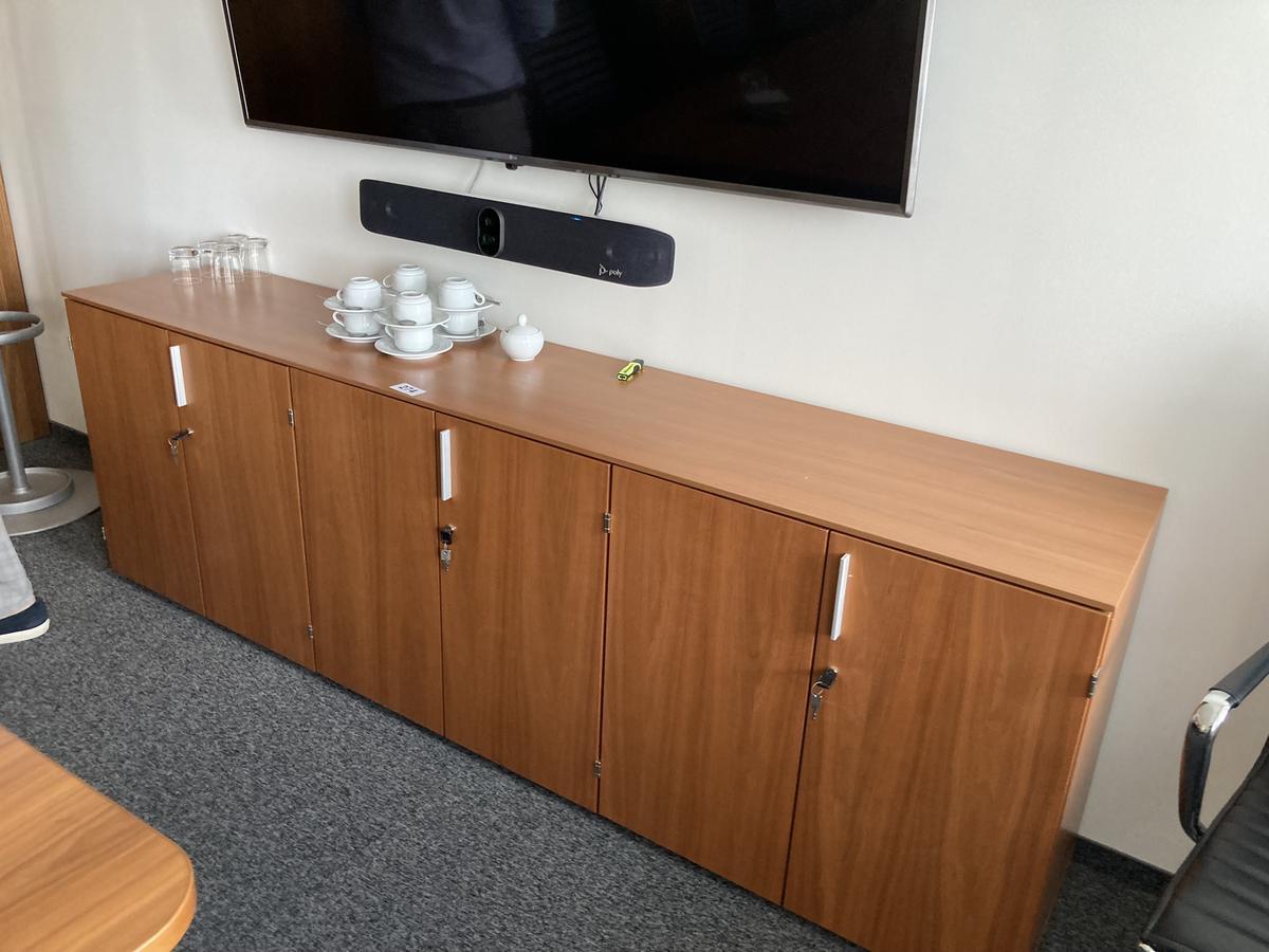 3teiliges Sideboard, Platte durchgehend, Ma&szlig;e: ca. 240 x 45 x 80 cm, 2 Ordnerh&ouml;hen?d=2026-07-28 18:38:06