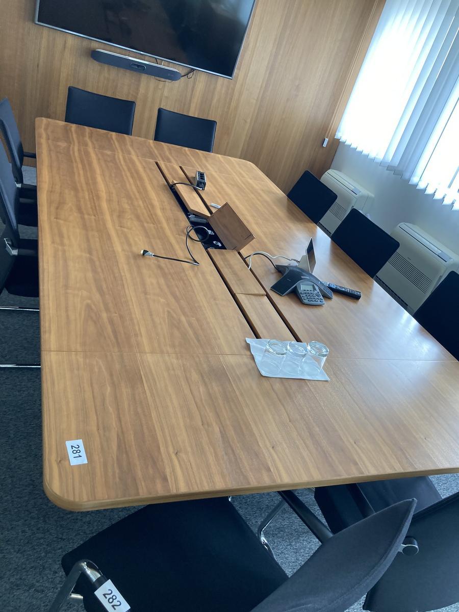 Konferenztisch, Ma&szlig;e: ca. L 300 x 160 cm