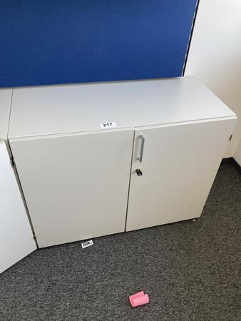 Aktenschrank, 2 Ordnerh�hen, Ma�e: ca. 100 x 45 x 80 cm