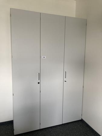 Aktenschrank-Kombination, 3teilig, 6 Ordnerh�hen, Ma�e ca. 150 x 45 x 230 cm