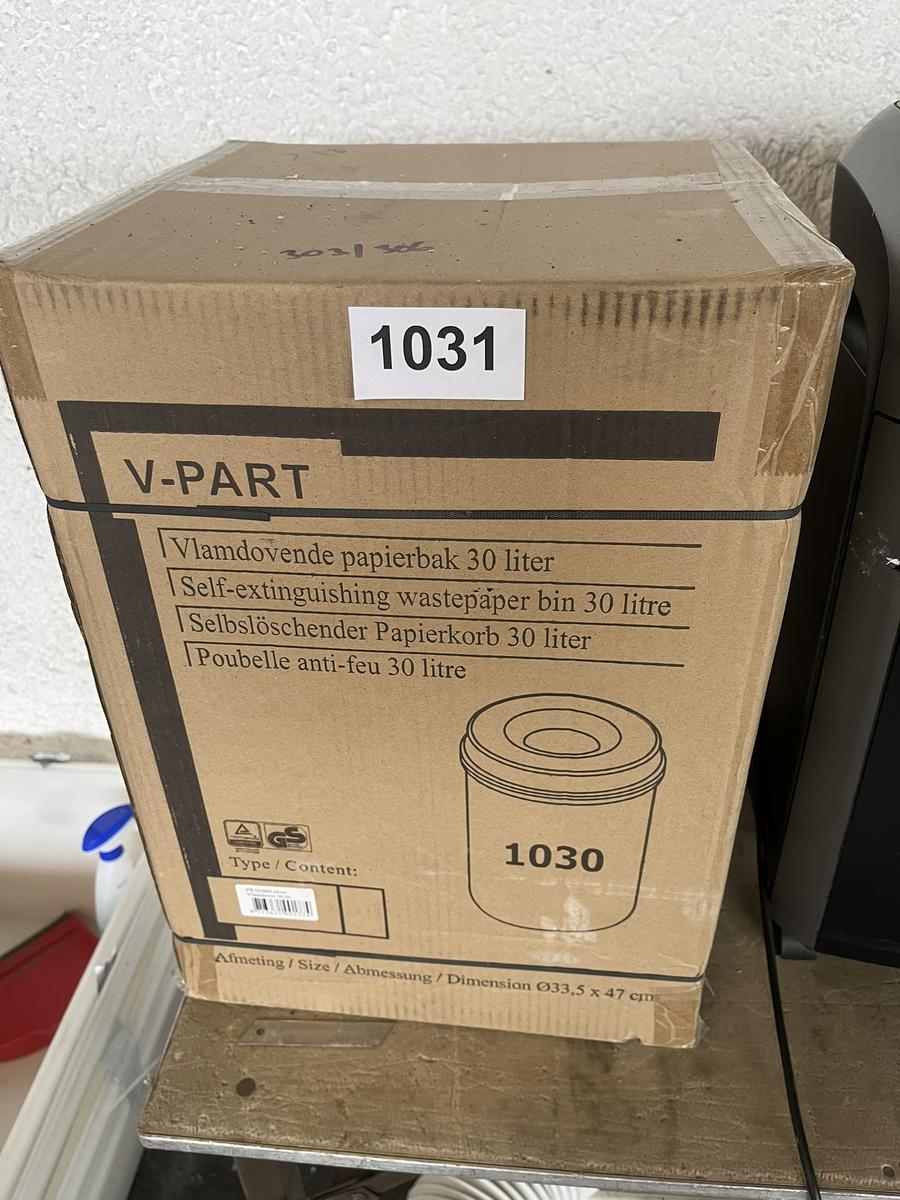 Selbstl&ouml;schender Papierkorb 30 L?d=2026-07-28 19:42:47