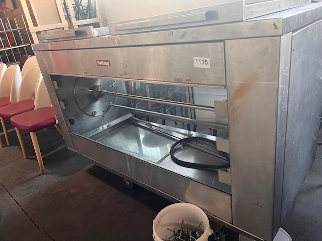 Spanferkelgriller Ditting in Edelstahl