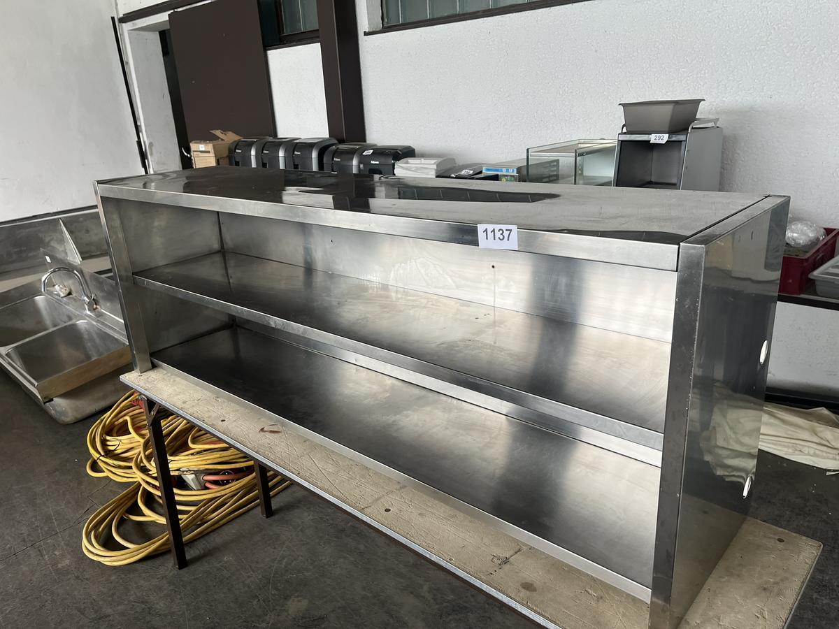 Edelstahl H&auml;ngeschrank ca.170/40/60 cm 2 Fachebene?d=2026-07-28 19:39:59