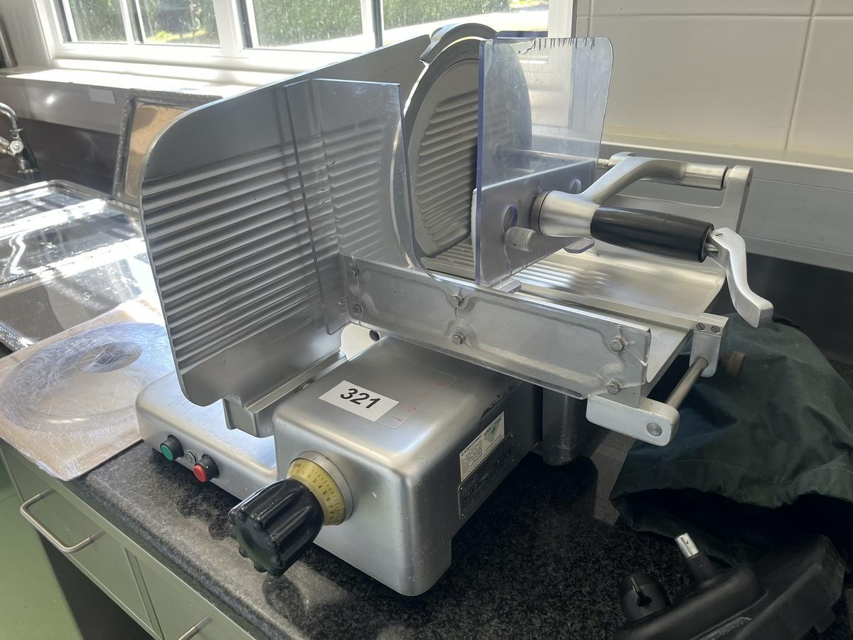 Monconi Aufschnittmaschine verstellbar mit Sch&auml;rfger&auml;t 300 er Schneidblatt ?d=2026-07-28 22:56:31