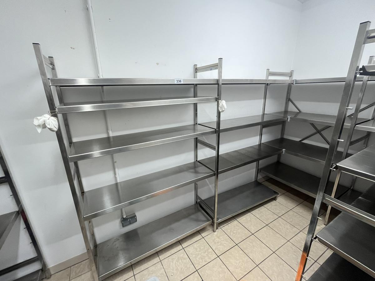HUPFER Edelstahlregale: 235/35/180 cm 