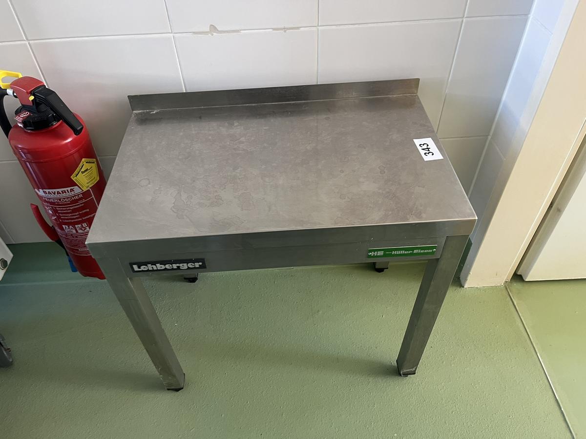 LOHBERGER Edelstahlablageregal freistehend ca. 65/40/60 cm?d=2026-07-28 18:39:07