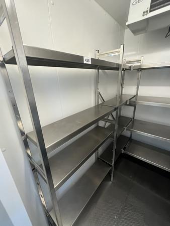 Hupfer K�hlhausregale: 180/25/180 cm 2 x plus 80/45/180 cm